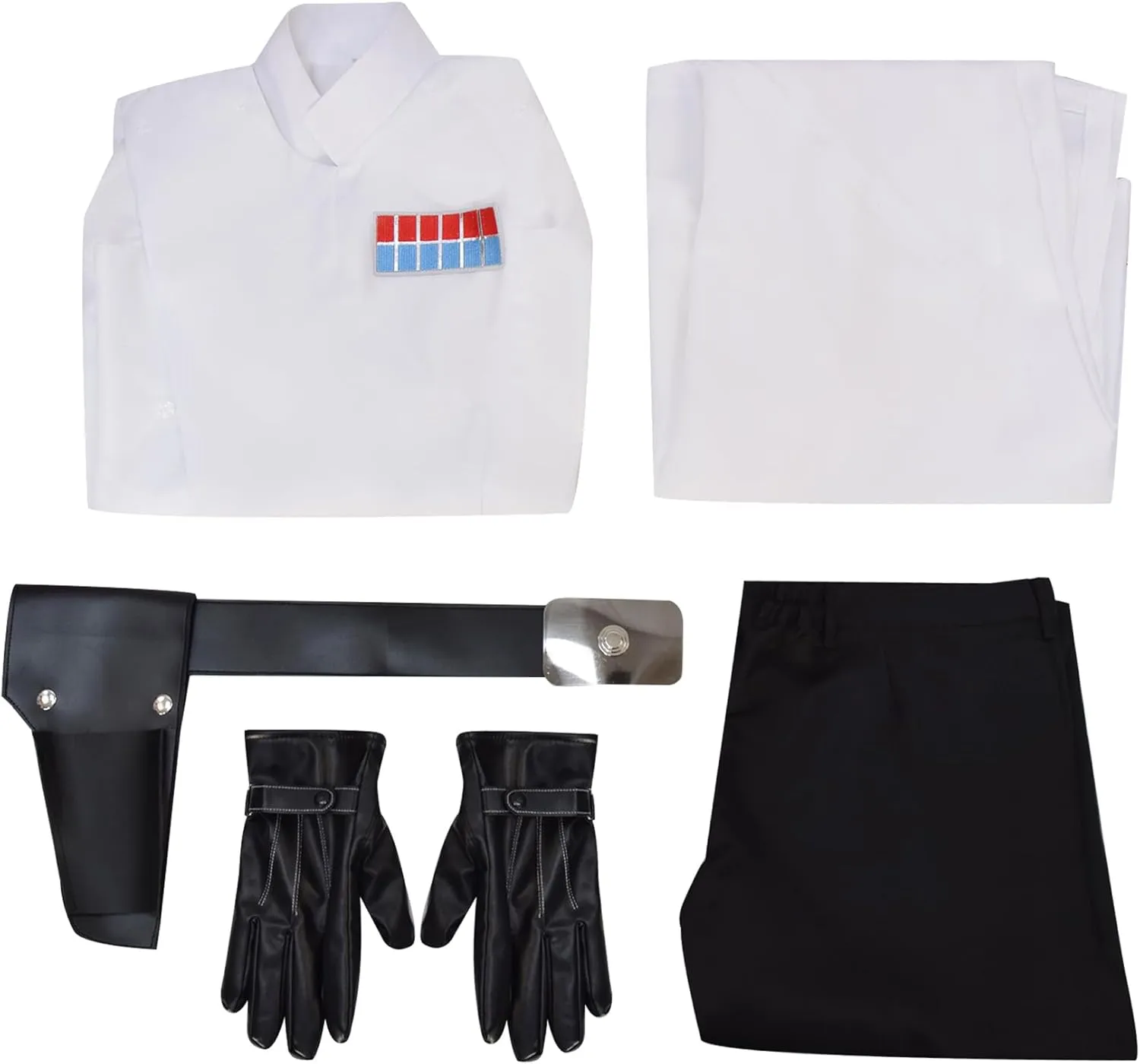Adult Imperial Officer Uniform for Men Orson Krennic Cosplay Costume with Robe Uniform Pants Belt Halloween Suit
