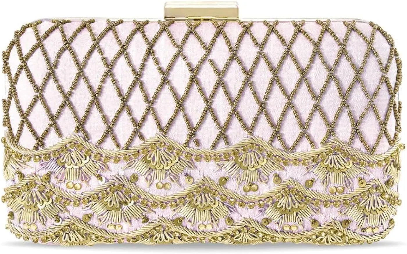 Aheli Indian Potli Bags Gift for Women Evening Bag Clutch Ethnic Bride Purse with Drawstring