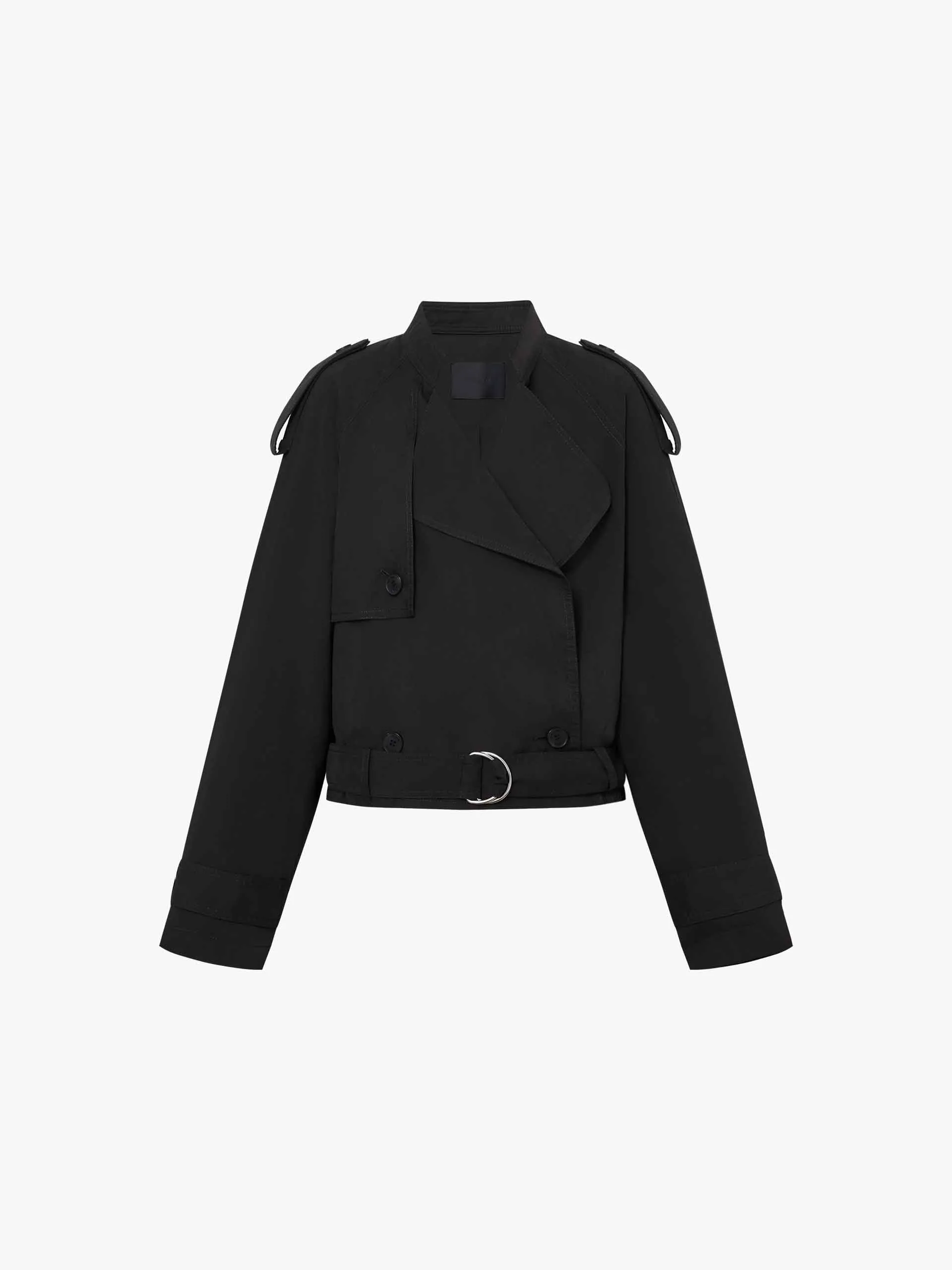 Belted Hem Loose Jacket