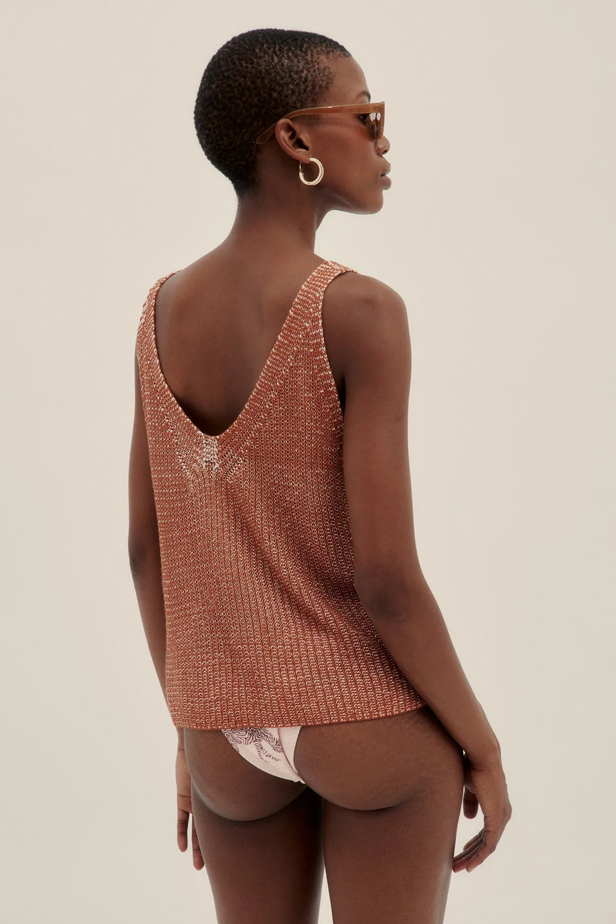 Eli Knit Top Burgundy