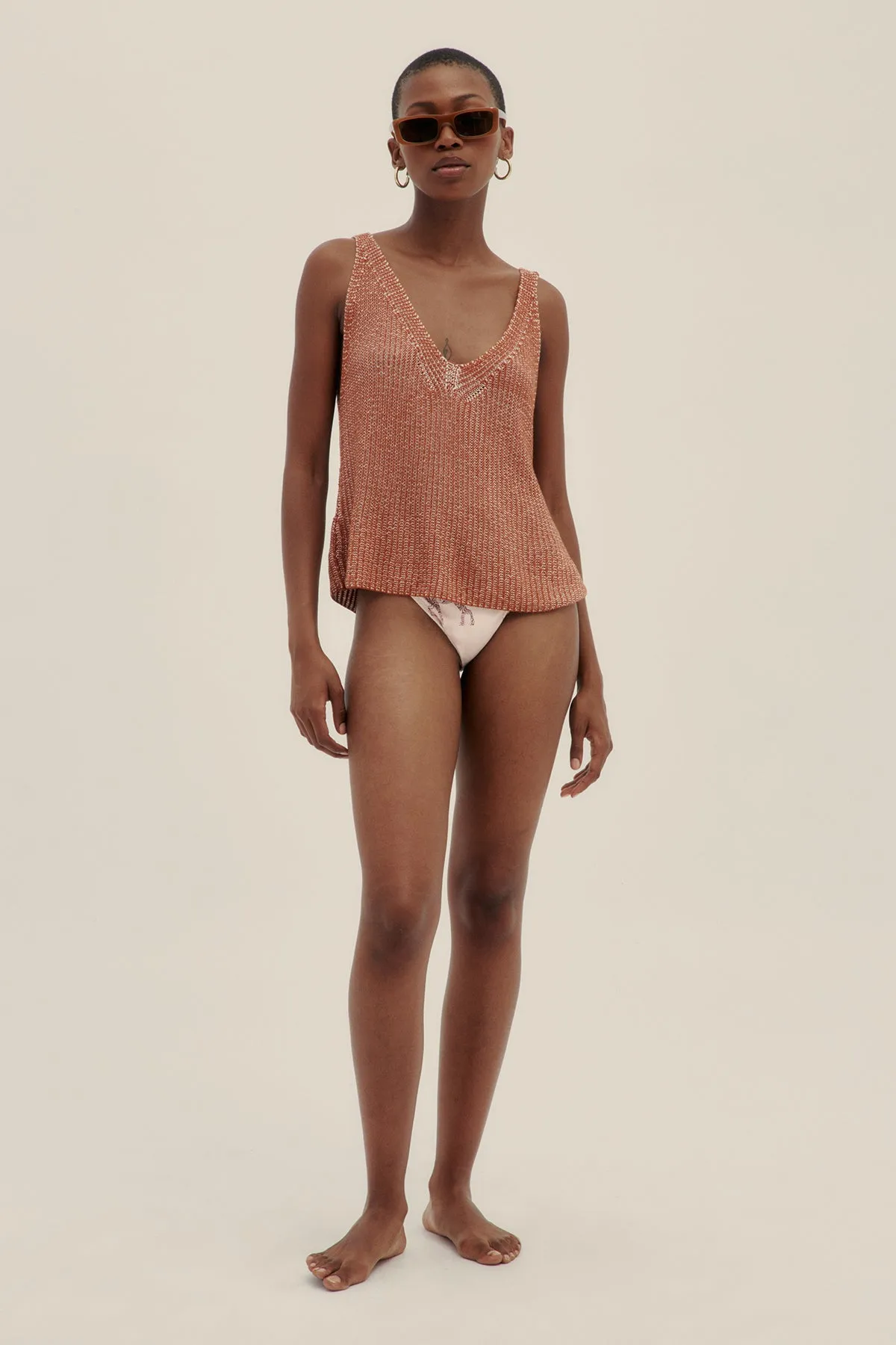 Eli Knit Top Burgundy