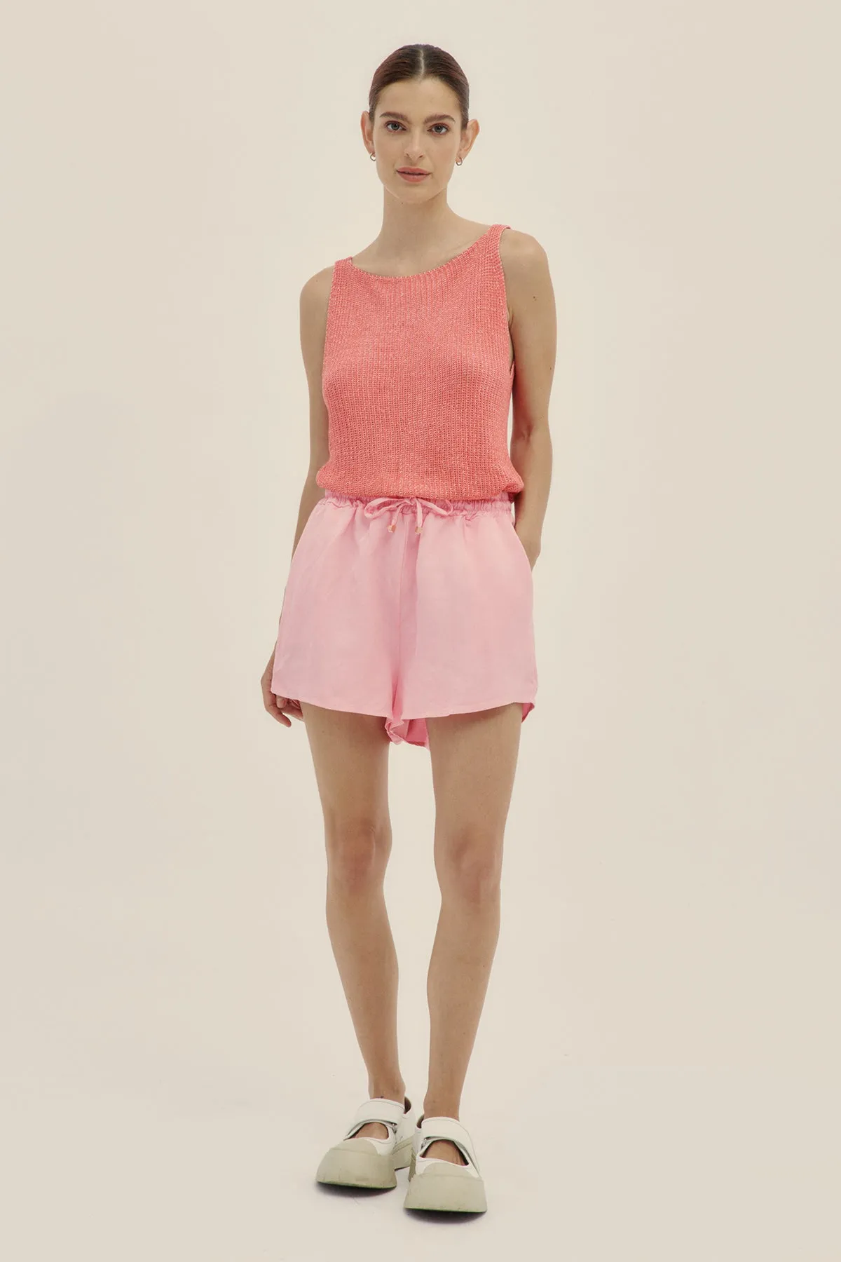 Eli Knit Top Coral