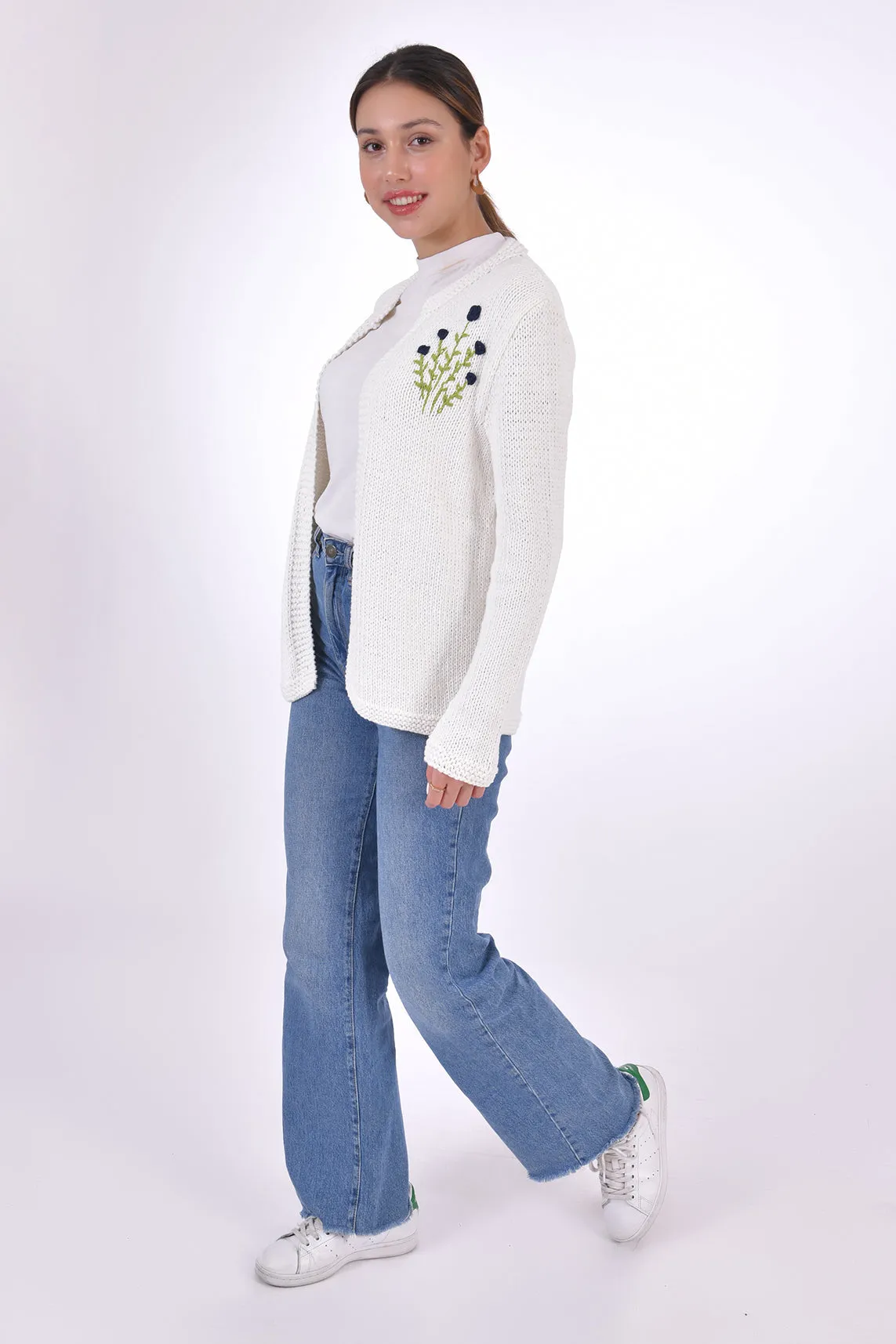 FANM MON Krasiva Cotton Cardigan