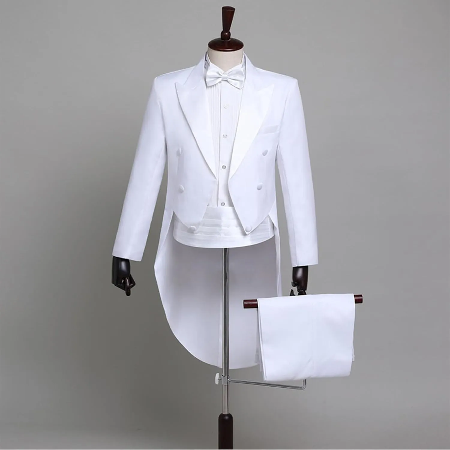 Mens 2 Pieces Luxury Embroidered Suits 1 Button Print Dinner Tuxedo Jacket Prom Wedding Elegant Blazer Dress Suit