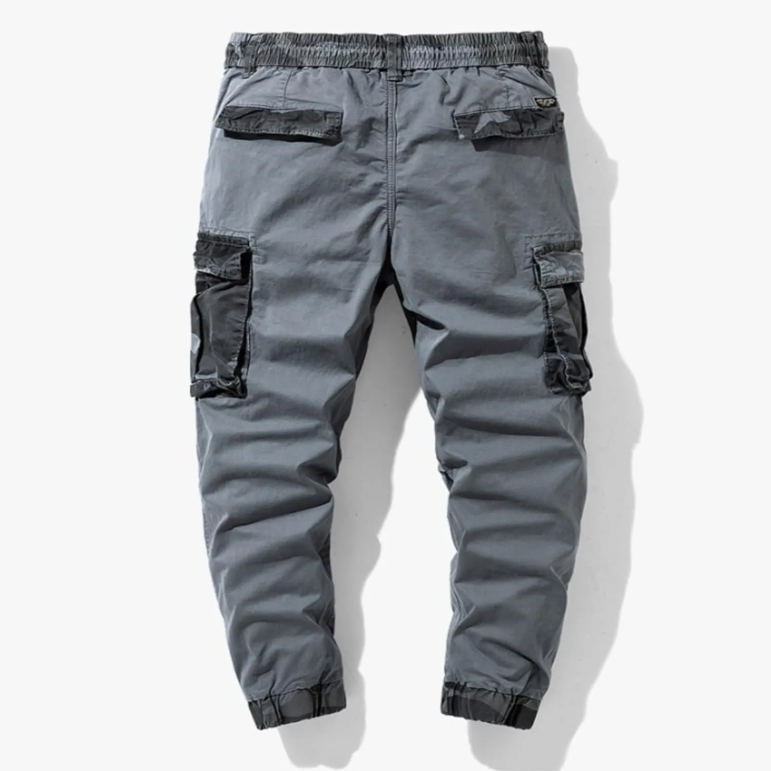 Mens Cargo Pants Relaxed Fit Casual Hiking Pants Workout Joggers Stretch Outdoor Twill Track Sweatpants Multi Pockets