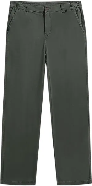 MIDOO Cargo Pants for Men Relaxed Fit Casual Joggers Pants Stretch Drawstring Elastic Waist Tapered Leg Sweatpants Pockets