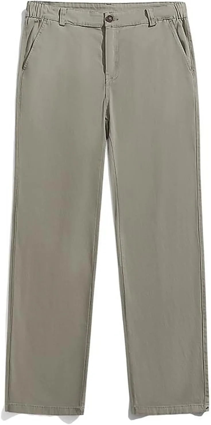 MIDOO Cargo Pants for Men Relaxed Fit Casual Joggers Pants Stretch Drawstring Elastic Waist Tapered Leg Sweatpants Pockets
