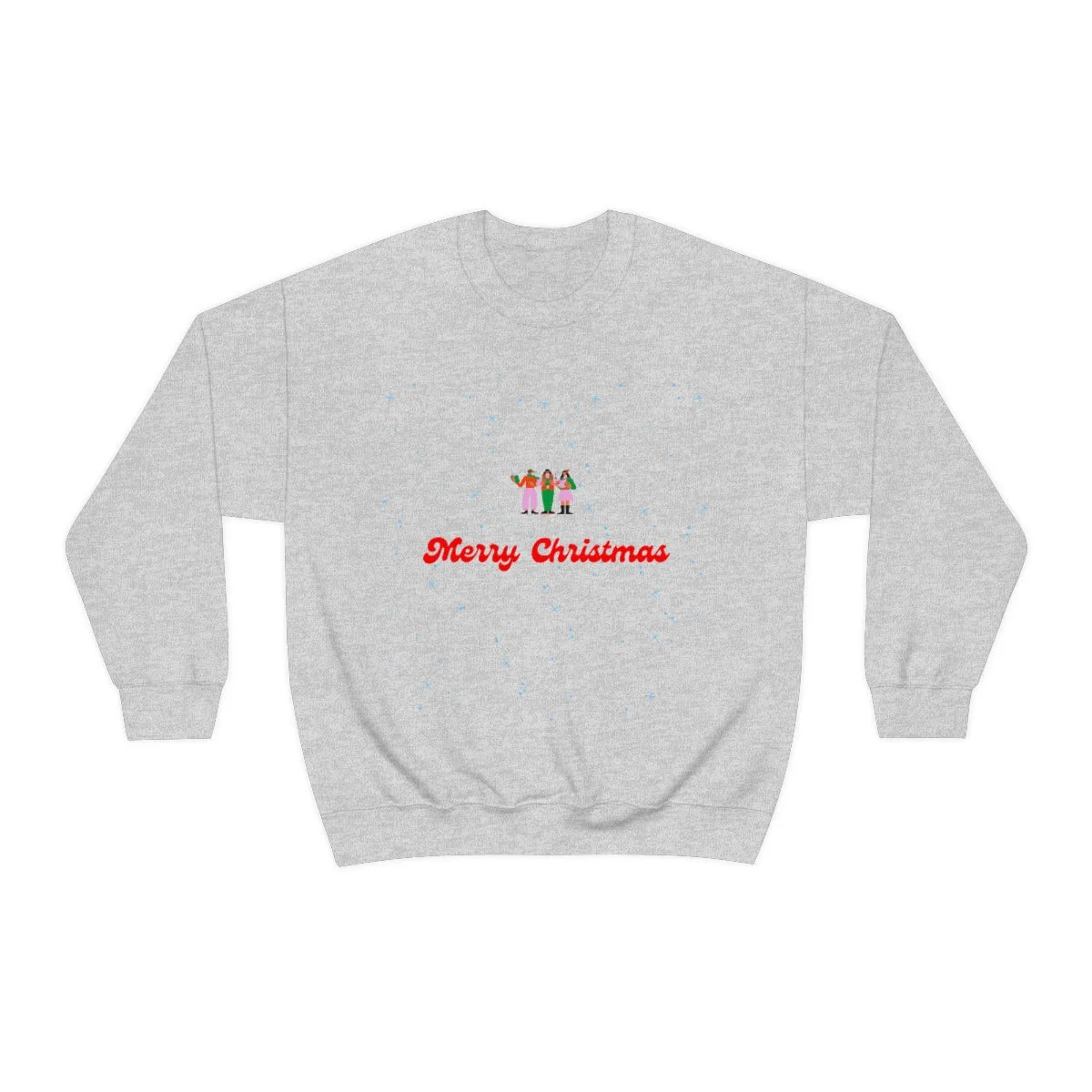 Pink Nutcracker Merry and Bright Minimalist Sweatshirt, Blue Nutcracker Sweatshirt, Trendy Christmas Sweatshirt, Pastel Xmas Crewneck