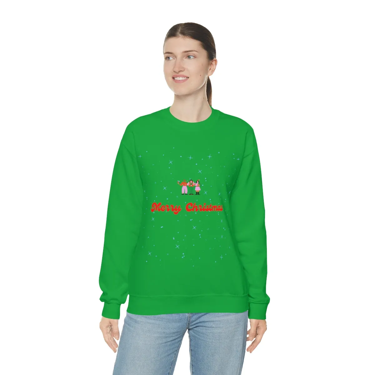 Pink Nutcracker Merry and Bright Minimalist Sweatshirt, Blue Nutcracker Sweatshirt, Trendy Christmas Sweatshirt, Pastel Xmas Crewneck