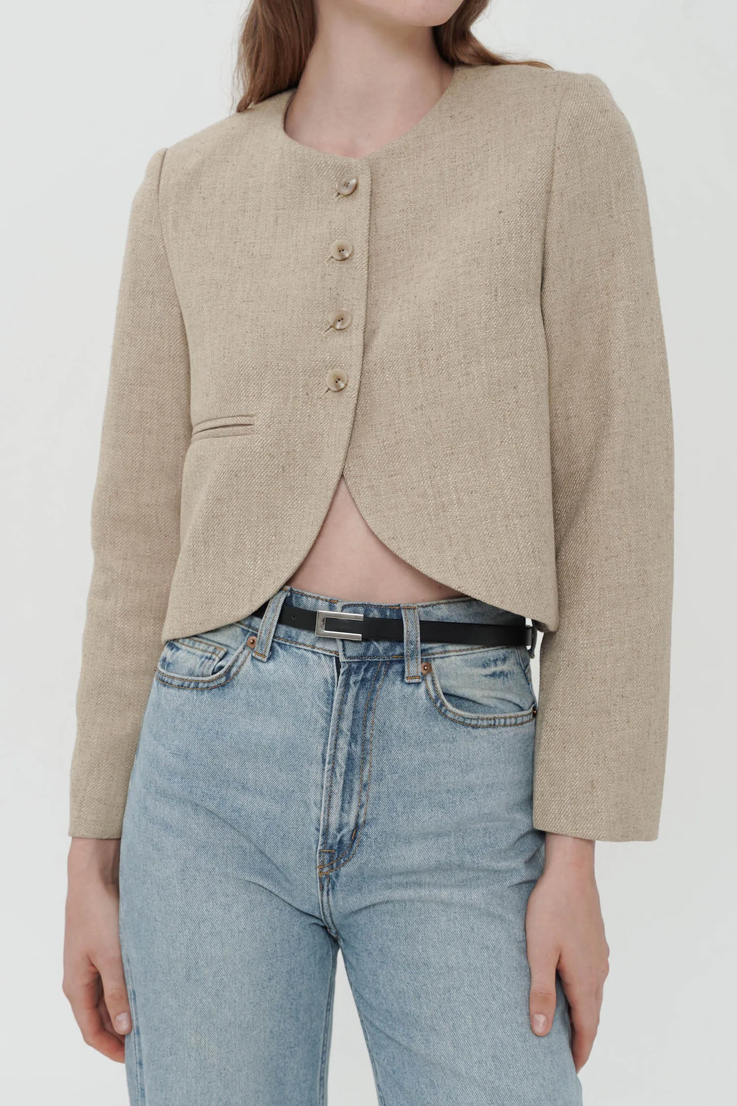 Sasta Blazer In Khaki (4 LEFT)