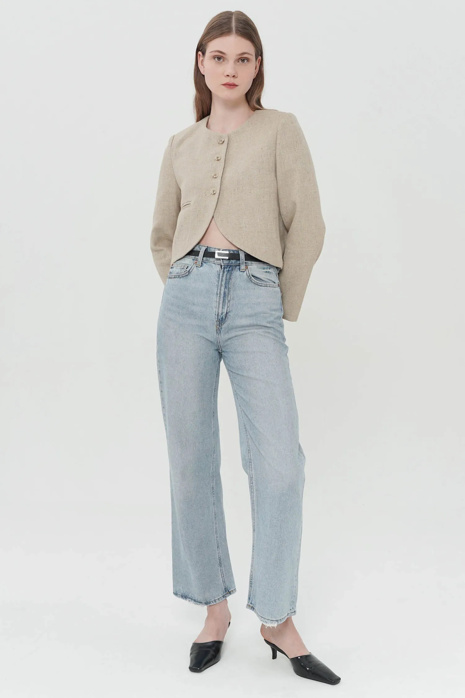 Sasta Blazer In Khaki (4 LEFT)
