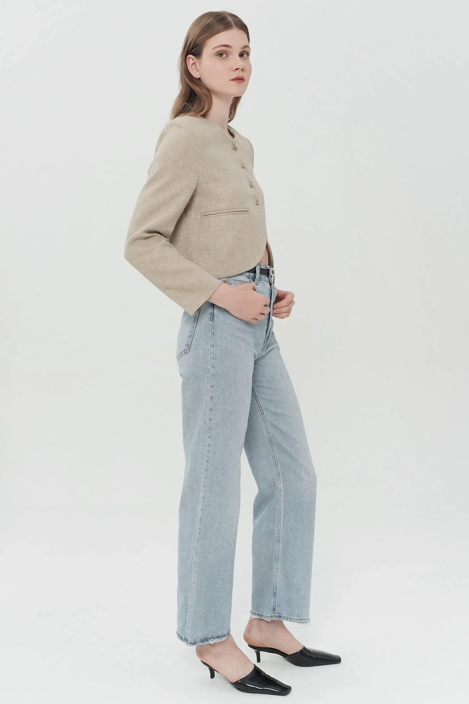 Sasta Blazer In Khaki (4 LEFT)