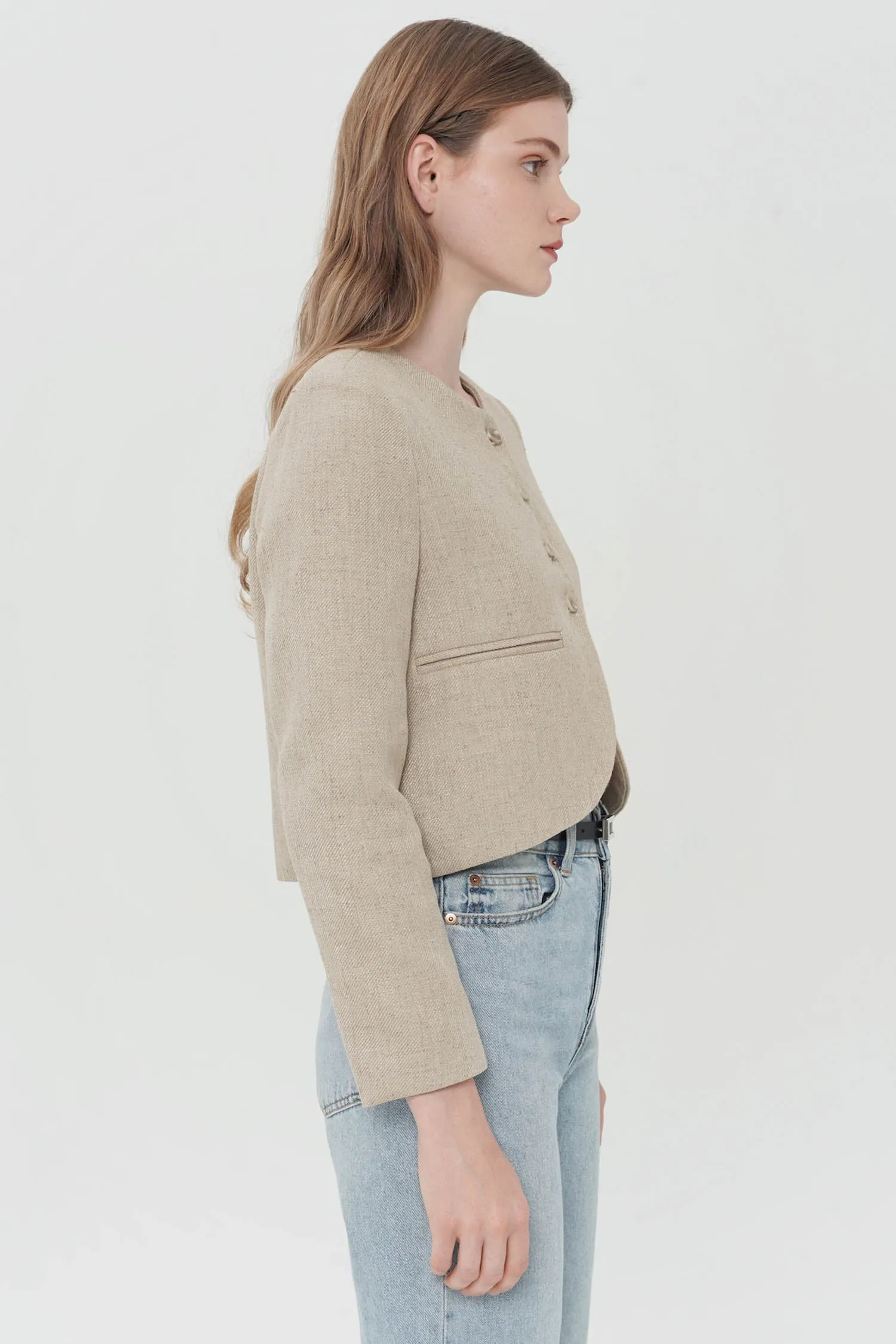Sasta Blazer In Khaki (4 LEFT)