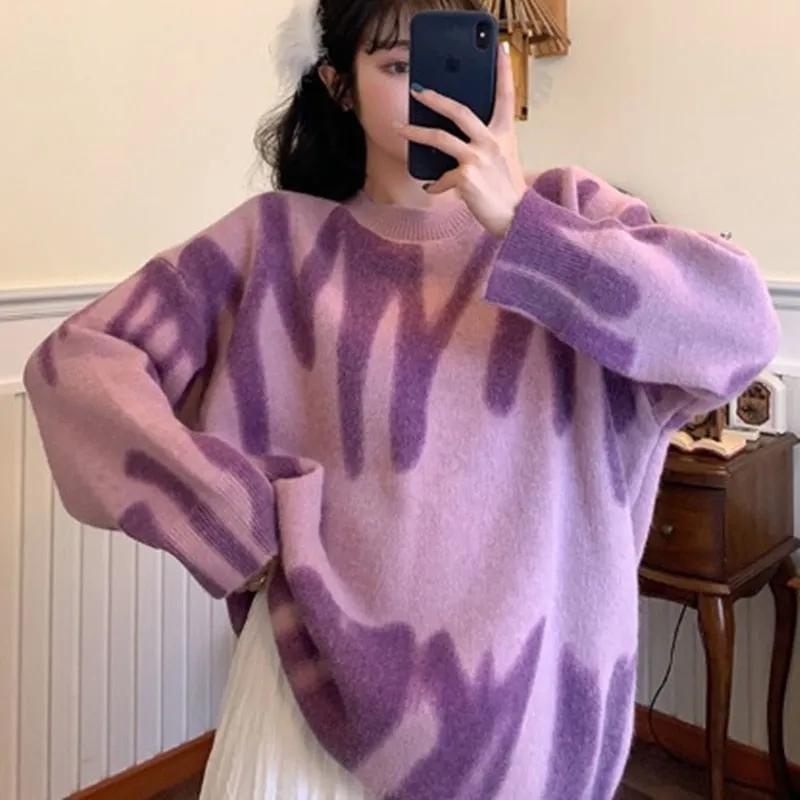 Woman Sweaters Knitted Oversize Sweater Women Winter Tops Female Pullover Knit Femme Chandails Jersey Mujer