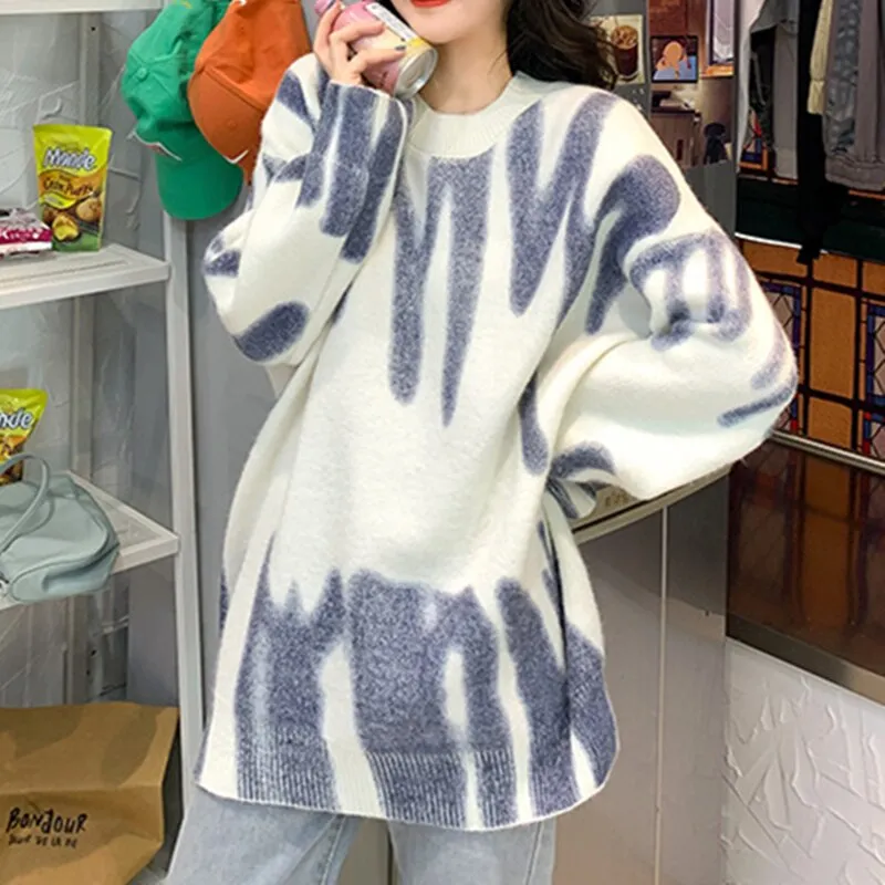 Woman Sweaters Knitted Oversize Sweater Women Winter Tops Female Pullover Knit Femme Chandails Jersey Mujer