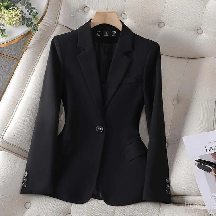 Women's Professional Long Sleeve Blazer - Tailored Fit