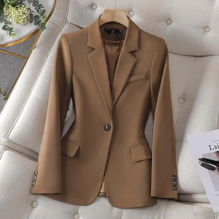 Women's Professional Long Sleeve Blazer - Tailored Fit