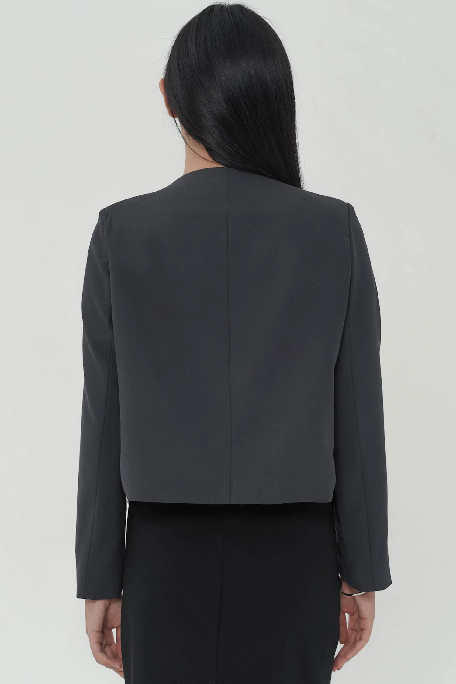 Zazi Blazer In Dark Grey